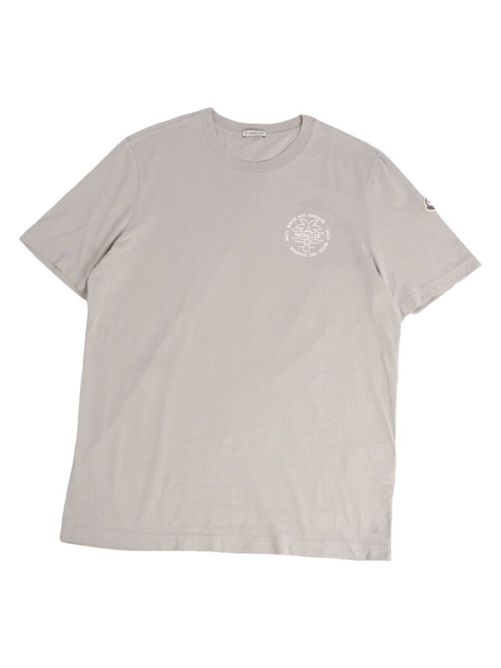 Moncler T-Shirt Shorts Gray